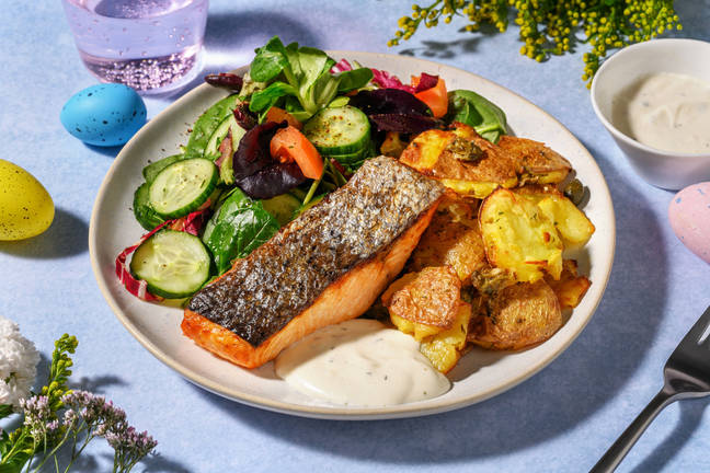 Scandi-Style Salmon & Caper Potatoes