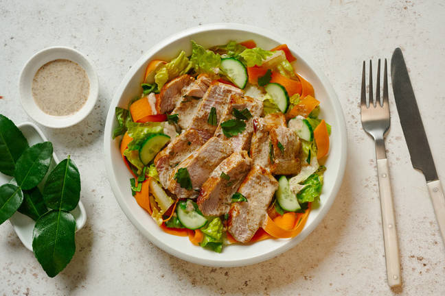 Sticky Makrut Lime Pork & Crisp Cos Salad