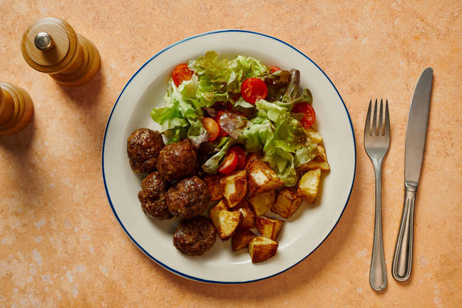 Italian Pork & Parmesan-Stuffed Meatballs