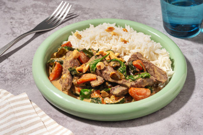 Malaysian Beef & Roast Veggie Curry