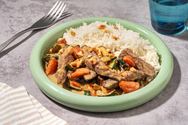 Malaysian Beef & Roast Veggie Curry