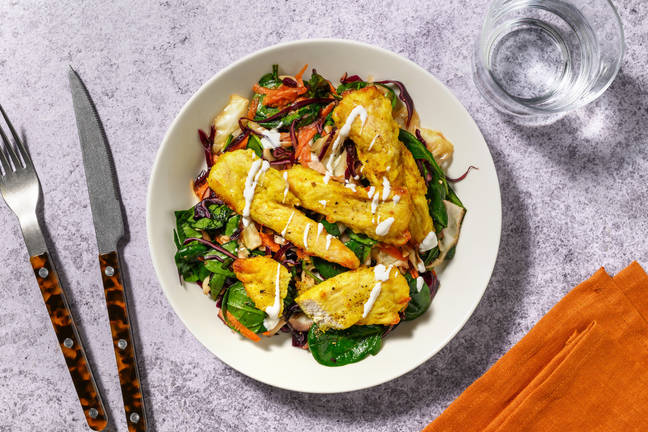 Southeast Asian Crispy Chicken Bowl