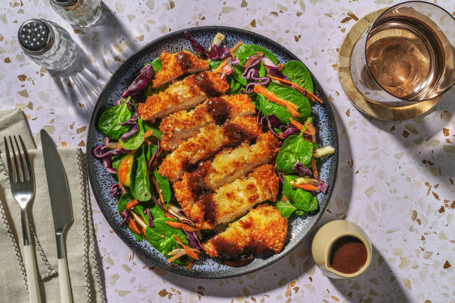Quick Japanese-Style Chicken Schnitzel