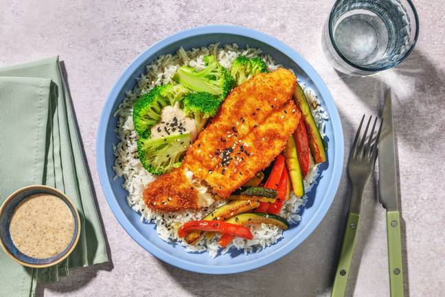 Fish Shop Crumbed Basa & DIY Sushi Rice