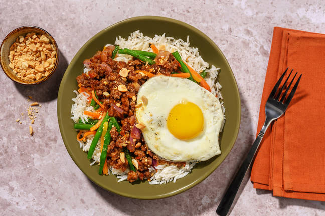 Sweet Chilli Beef & Garlic Rice