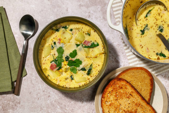 One-Pot Creamy Bacon & Potato Soup