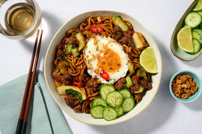 Saucy Beef & Veggie Mie Goreng