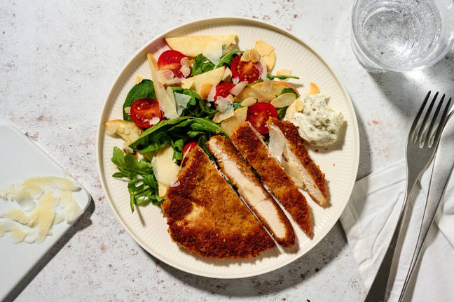 Cheesy Pork Cotoletta & Sweet Garden Salad