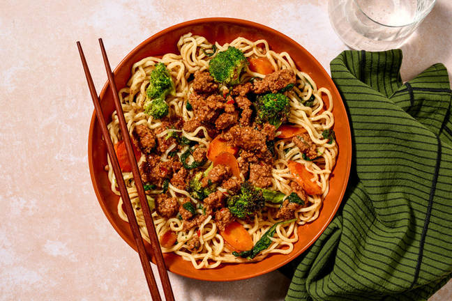 Sweet Chilli Beef Noodle Stir-Fry