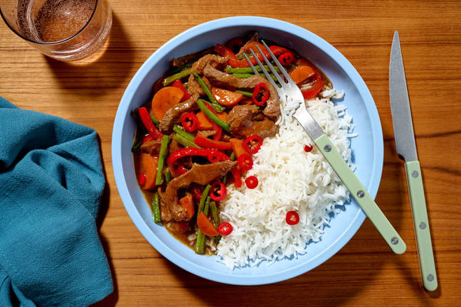 Fragrant Sesame Beef & Veggie Stir-Fry