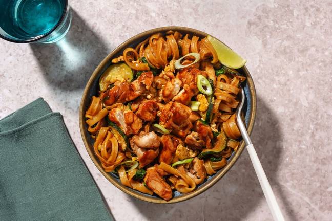 Thai-Style Sweet Soy Chicken & Rice Noodles