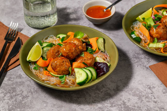 Pork Bun Cha & Bean Thread Noodles