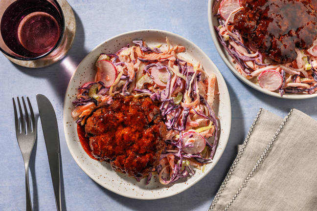 Teriyaki-Glazed Beef & Pork Patties