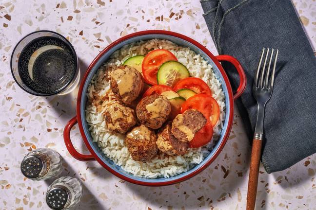 Lamb Meatballs & Rendang Curry Sauce