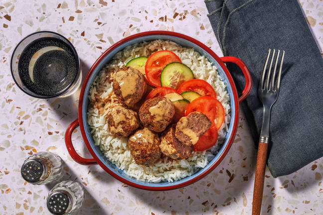 Lamb Meatballs & Rendang Curry Sauce