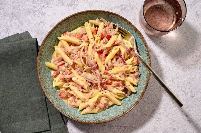 Rich Bacon & Creamy Parmesan Pasta