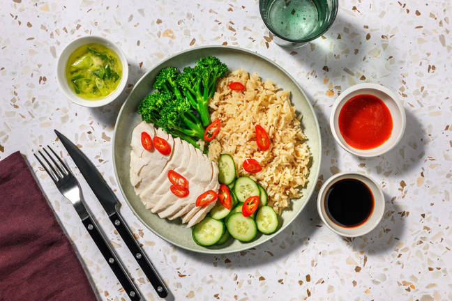 Hainanese Chicken Rice Set