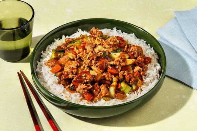 Thai Ginger Pork & Veggie Larb Bowl
