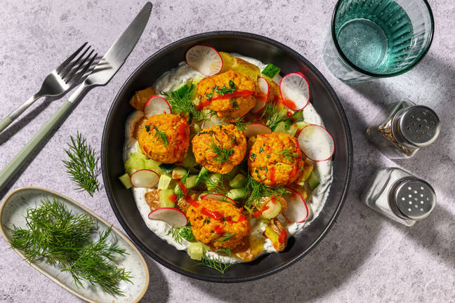 Mozzarella-Cauli Bites & Smashed Potatoes
