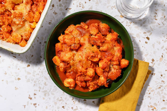 Easy Bacon & Veggie Gnocchi Bake