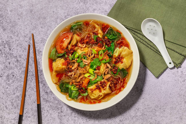 Prawn Dumpling & Tom Yum Noodle Hot-Pot