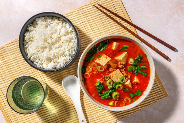 Korean Pork & Soft Tofu Kimchi Stew