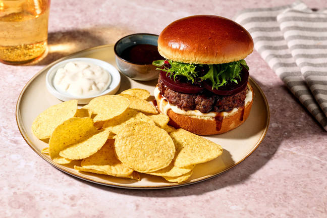 Zero Fuss Beef & Beetroot Burger
