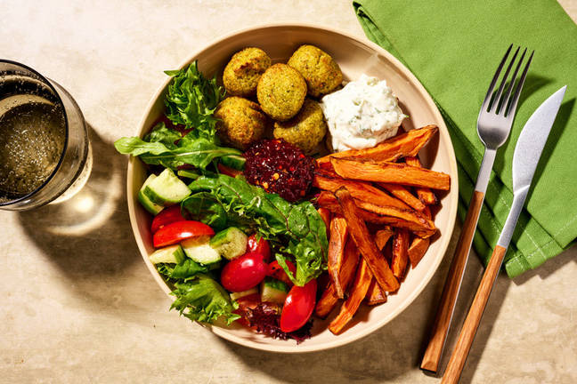 Mozzarella-Cauli Bites & Garden Salad Bowl
