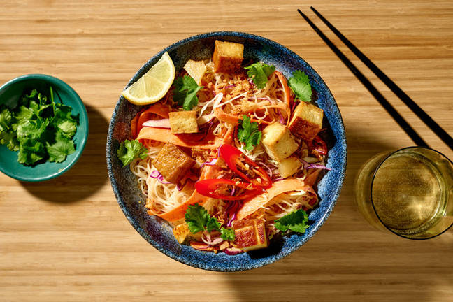 Satay Tofu & Vermicelli Noodle Bowl
