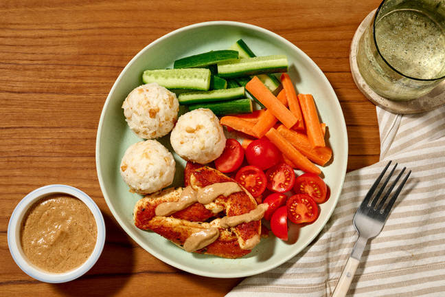 Super Satay Chicken & Peanut Rice Balls