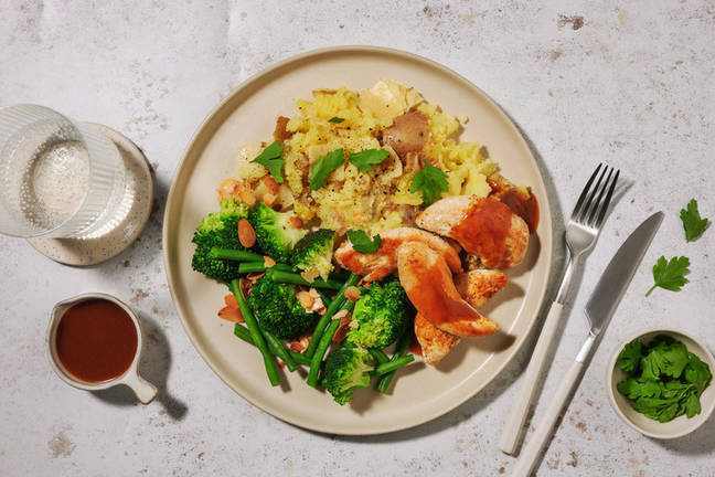 Nan's Chicken & Crushed Parmesan Potatoes