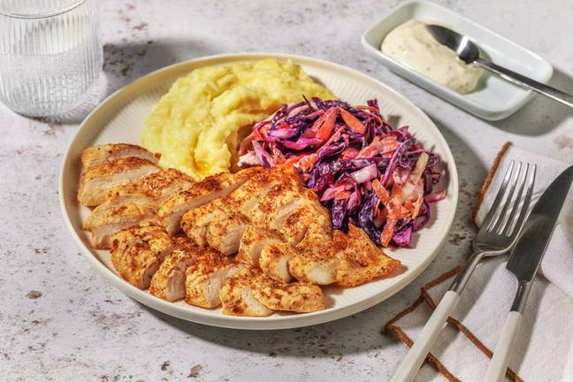 Quick Aussie Chicken & Cauli-Potato Mash