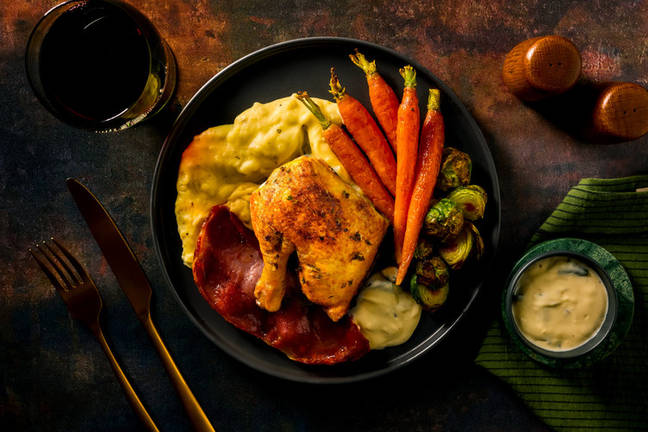 Rich Roast Chicken & Creamy Sauce