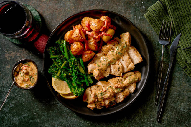 "Marry Me" Chicken & Bacon Chat Potatoes