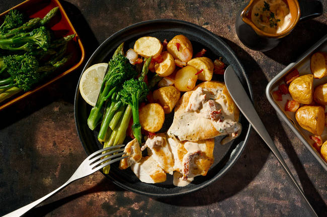 "Marry Me" Chicken & Bacon Chat Potatoes
