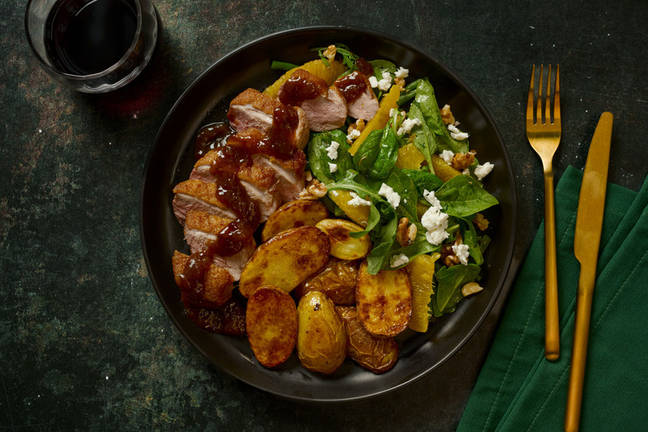 Deluxe Duck Breast & Duck Fat Potatoes