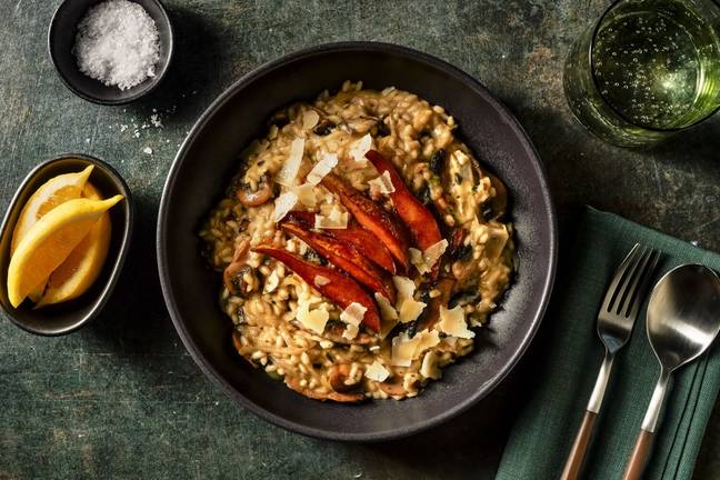 Deluxe Brie & Double Mushroom Risotto