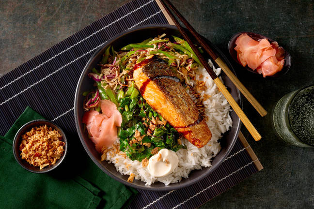 Prime Ponzu Salmon Poke Bowl