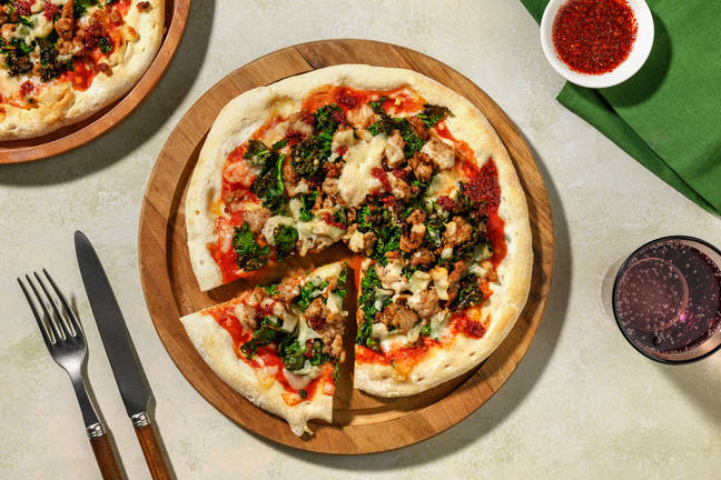 Extra Cheesy Pork Sausage & Hot Honey Pizza