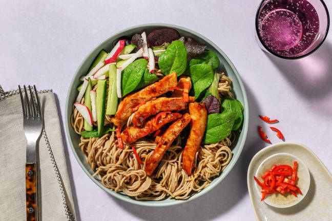 Chinese-Style Pork & Cold Sesame Noodles