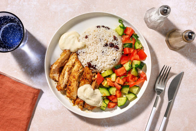 Chermoula-Honey Chicken & Jewelled Rice