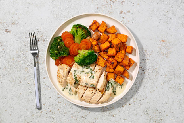 Classic Chicken & Creamy Parsley Sauce