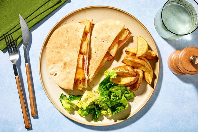 Smoked Ham & Charred Pineapple Pita Pockets
