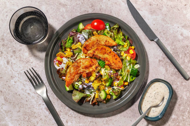 American-Spiced Chicken & Ranch Salad