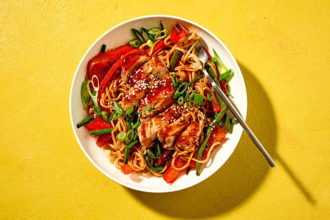 Fast Char Siu Pork & Noodle Stir-Fry
