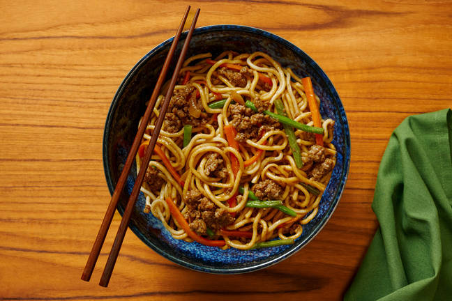 Quick Char Siu Beef & Noodle Stir-Fry