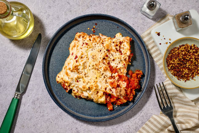 One-Pot Beef & Pork "Lazy Girl" Lasagne 