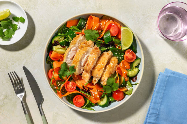 Hainanese Chicken & Smashed Cucumber Salad