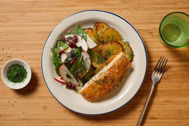 Maple-Dill Glazed Salmon
