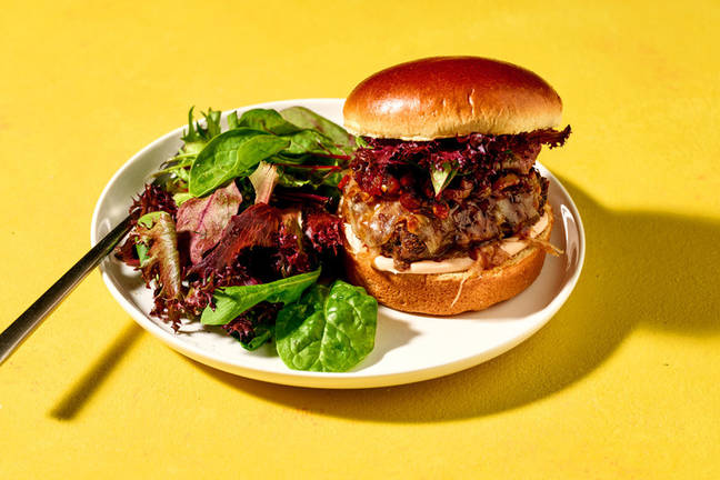 Easy Beef & Chilli-Tomato Relish Burger